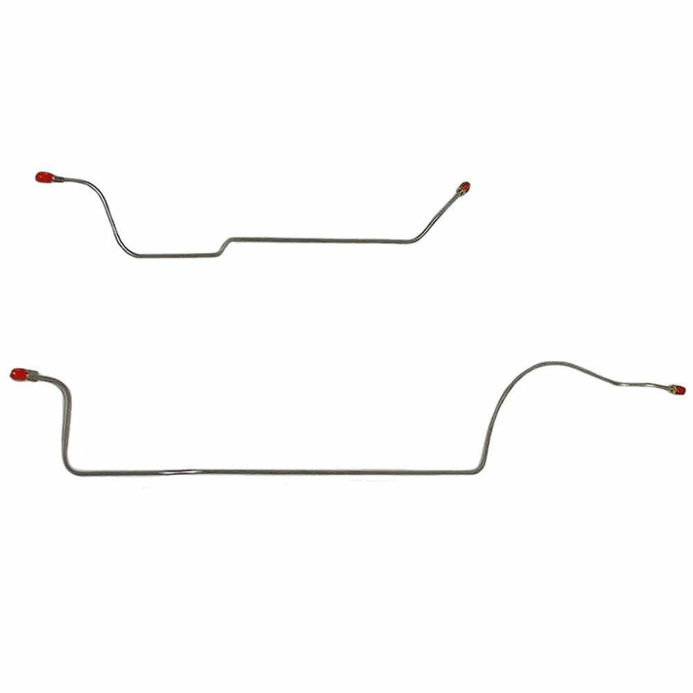 1966-69 Plymouth Fury Rear Brake Line Kit 8-3/4" Axle Stainless KRA6702SS