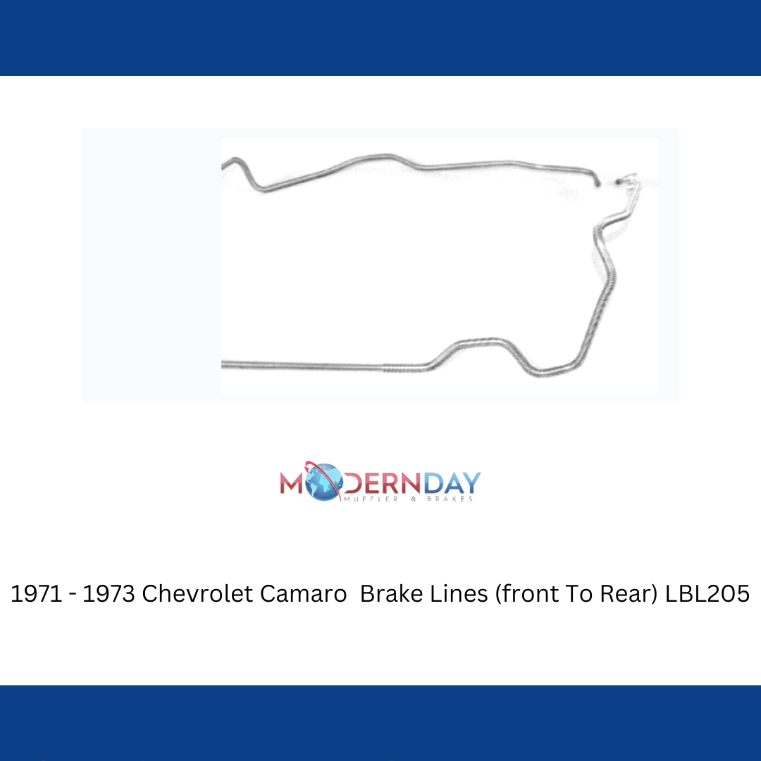Fits 1971 - 1973 Chevrolet Camaro Brake Lines (front To Rear) LBL205