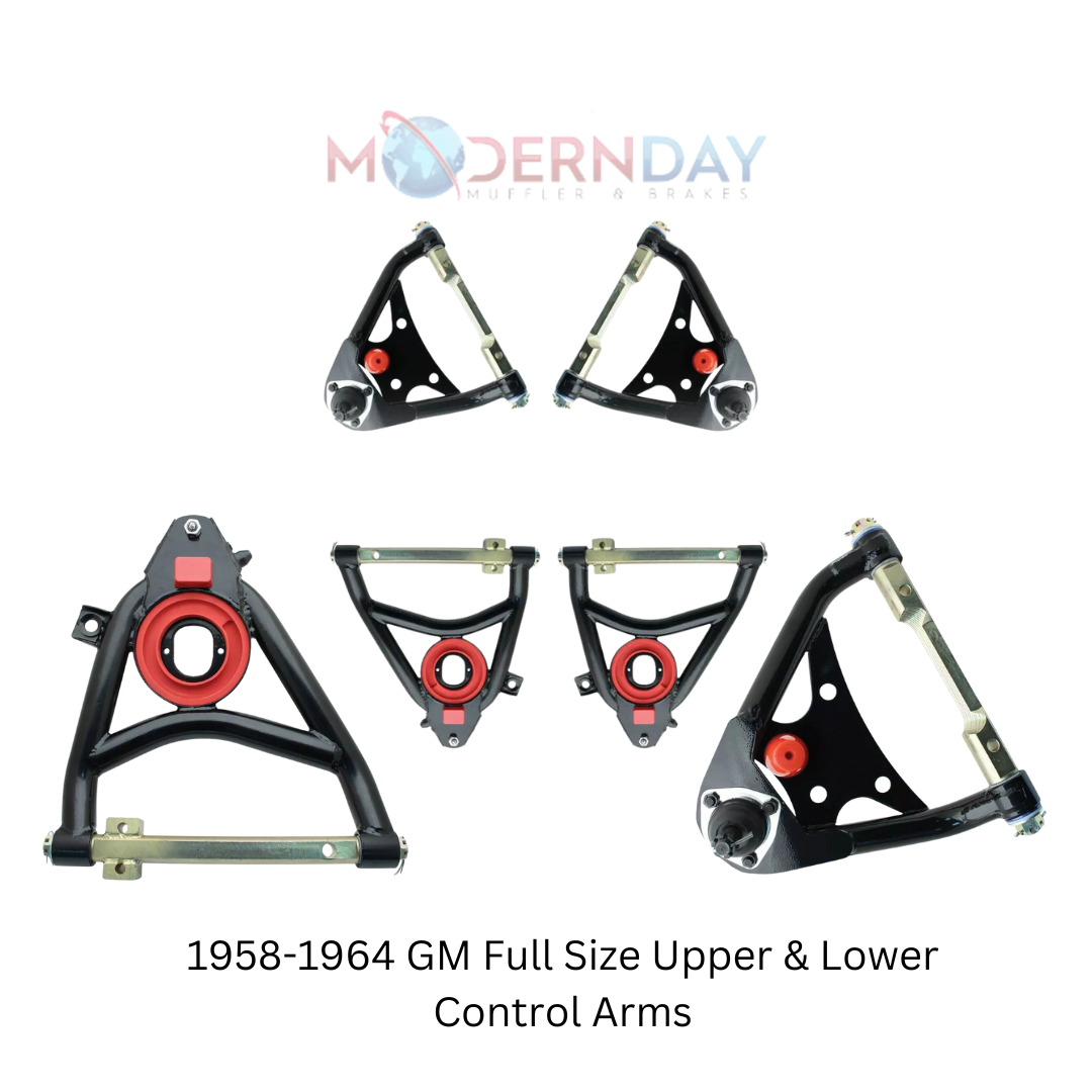Fits 1958-1964 GM Full Size Upper & Lower Control Arms LCAUCA5864KIT