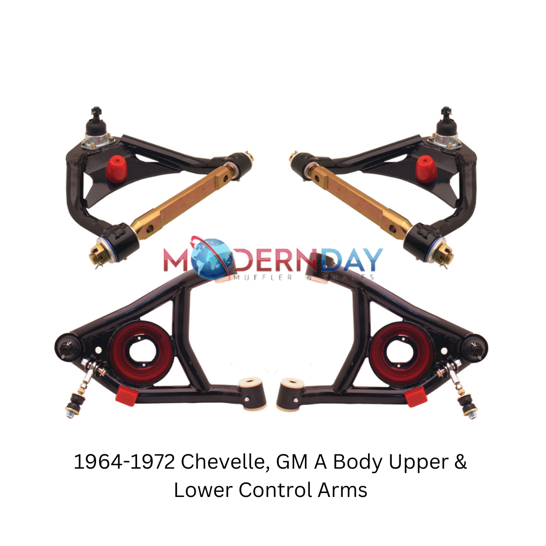 Fits 1964-1972 Chevelle, GM A Body Upper & Lower Control Arms LCAUCA6472