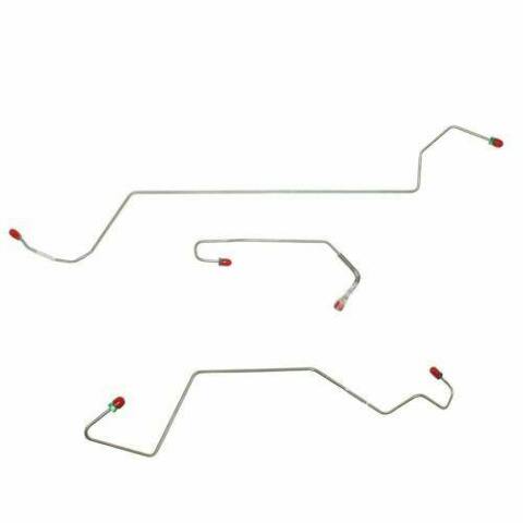 2000-07 Ford Focus Front Brake Line Kit Rear Drum Brakes No ABS Stainless LKT0001SS
