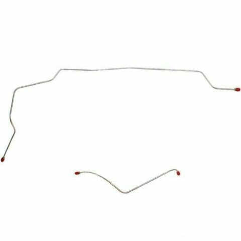 1964-65 Ford Falcon Front Brake Line Kit with Standard Brake Steel - LKT6301OM