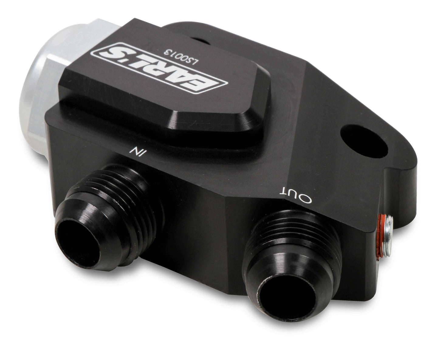Earls LS Side Mount Oil Cooler Adapter - LS0013ERL