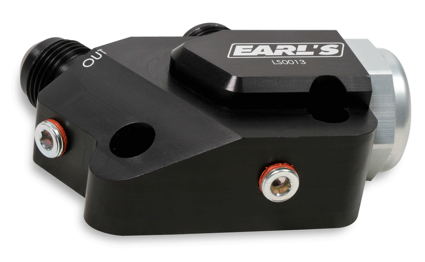 Earls LS Side Mount Oil Cooler Adapter - LS0013ERL