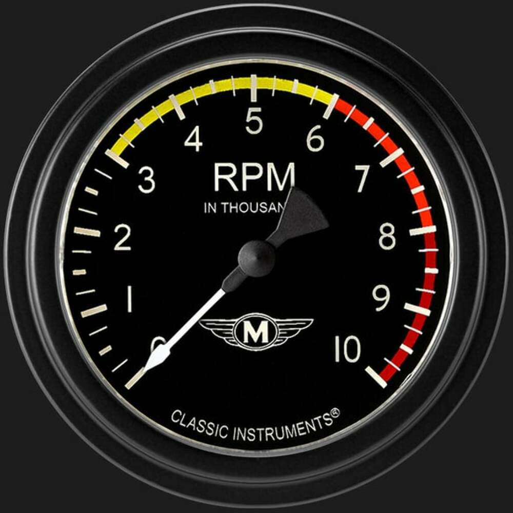 Moal Bomber 2 5/8" Tachometer MA383BLF
