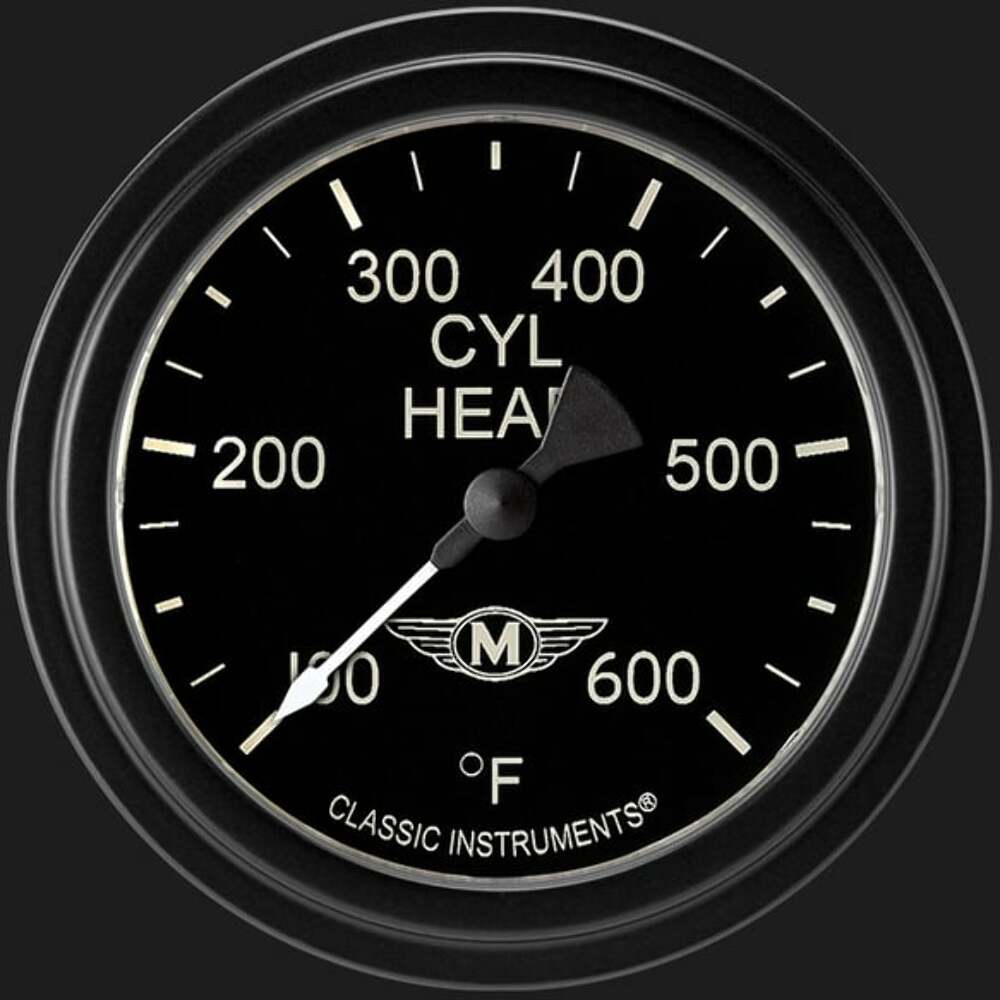 Moal Bomber 2 5/8" Cylinder Head Temp. Gauge MA397BLF