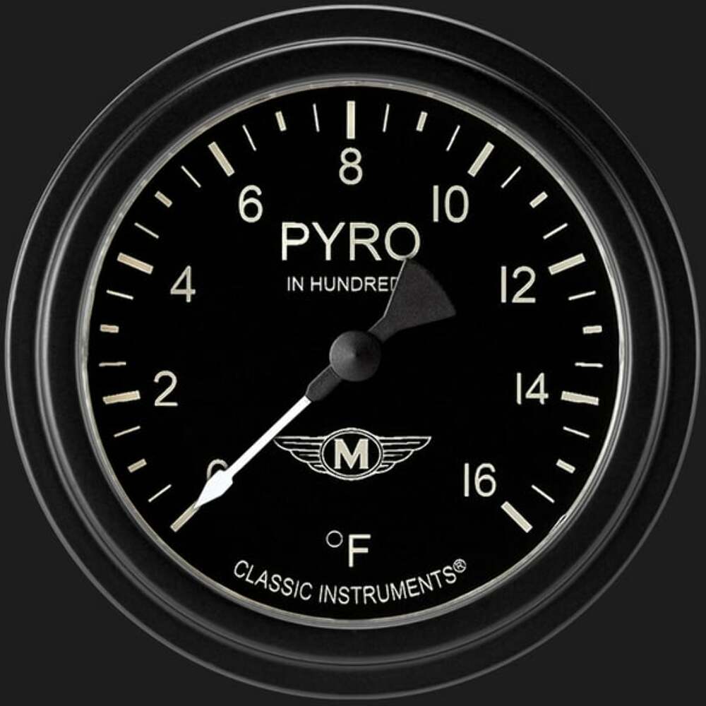 Moal Bomber 2 5/8" Exhaust Gas Temp. Gauge MA398BLF
