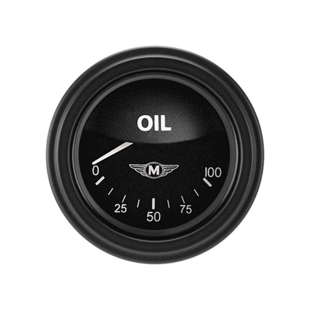 Moal Bomber 2 1/8" Oil Pressure MA81BLF
