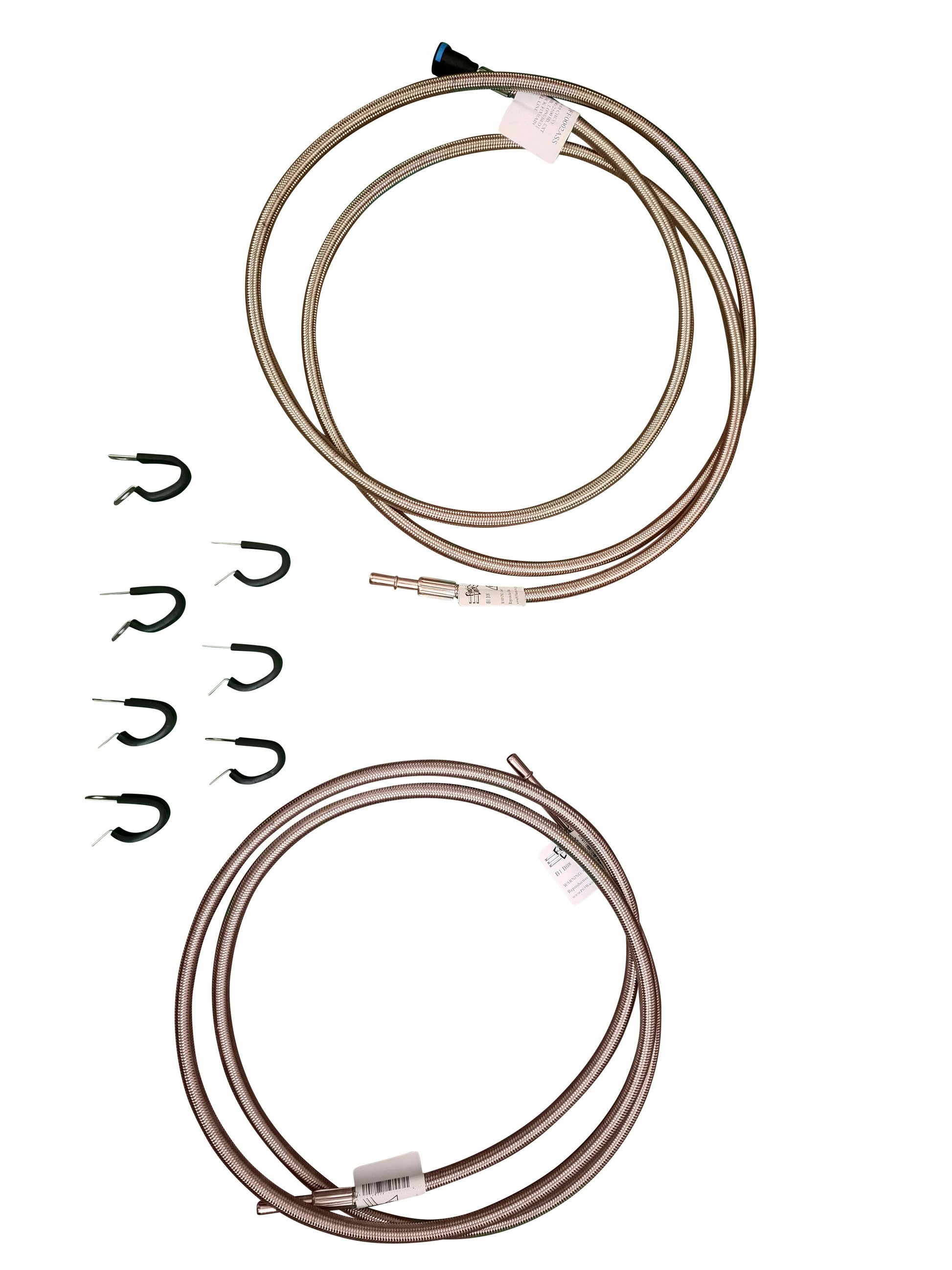 04-10 Chevrolet Silverado Fuel line Quick Fix Braided Lines Ext. Cab MDFF0002SS - Quick Fix Fuel Lines Car Part People