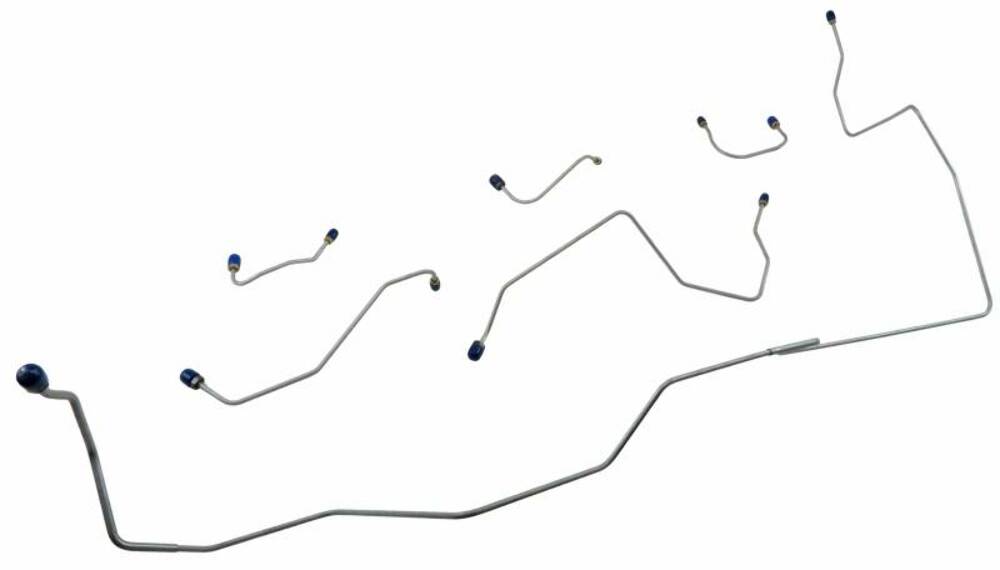 Fits 1968 - 1969 Ford Mustang Front Brake Line Set MFB005