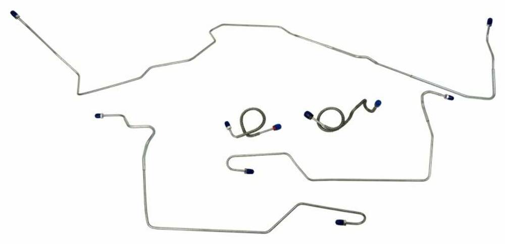 Fits 1973 Ford Mustang Front Brake Line Set MFB023