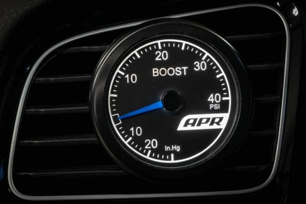 APR MK7 Mechanical Boost Gauge System (Blue) - MS100148