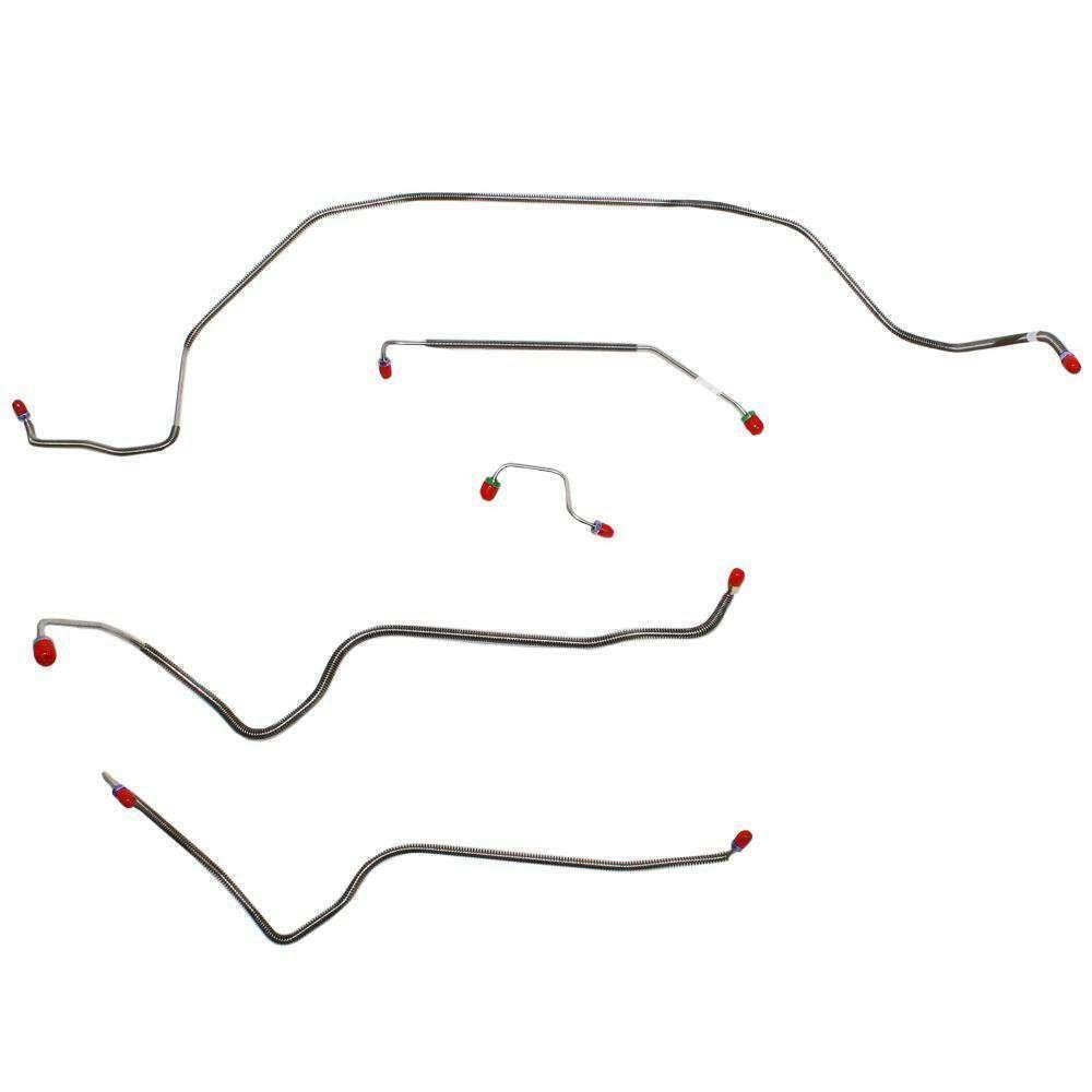1976-78 Datsun 280Z Front Brake Line Kit Steel - NKT7801OM