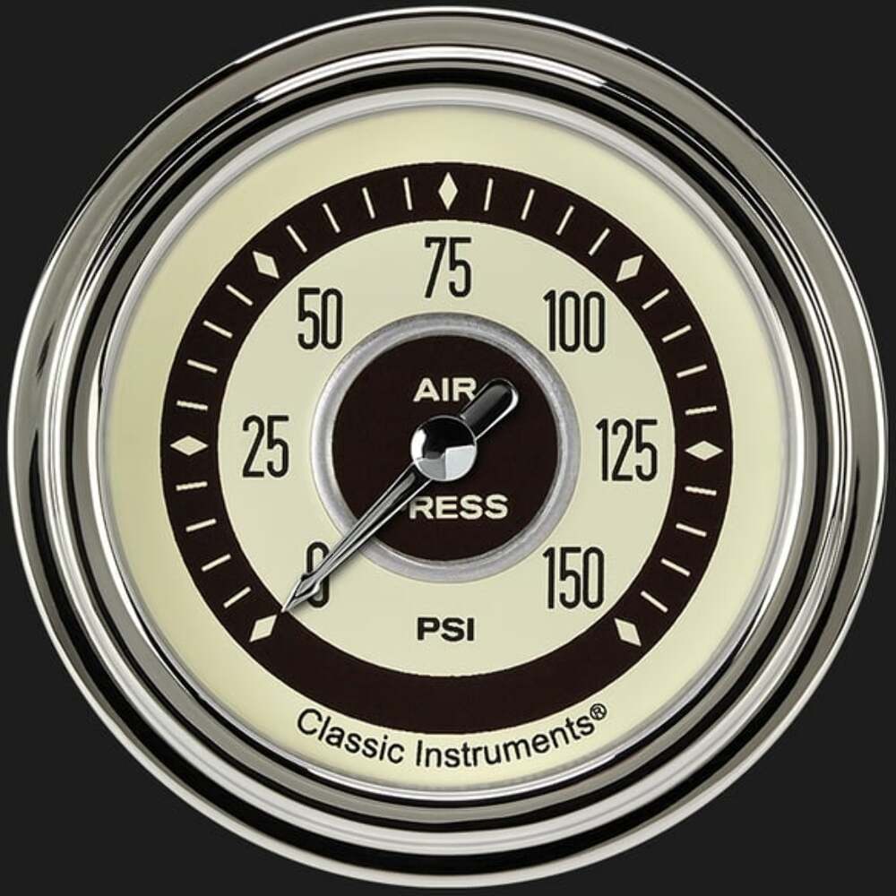 Nostalgia VT 2 5/8" Air Pressure Gauge NT318SLC