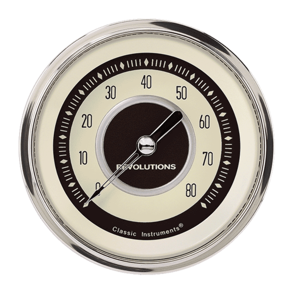 Nostalgia VT 3 3/8" Tachometer NT80SHC