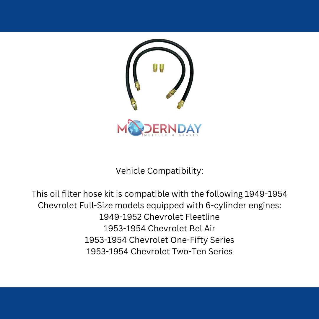 1949-1954 Chevrolet Full Size Sedan Oil Filter Hoses OFH002
