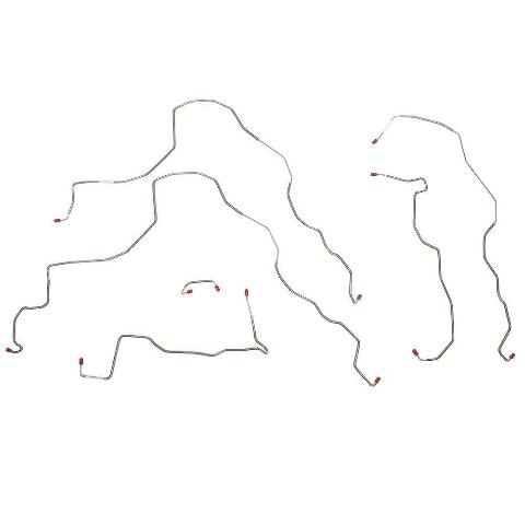 1996-01 Lexus ES300 Front Brake Line Kit AWABS 4WD Disc Brakes - OKT9601OM
