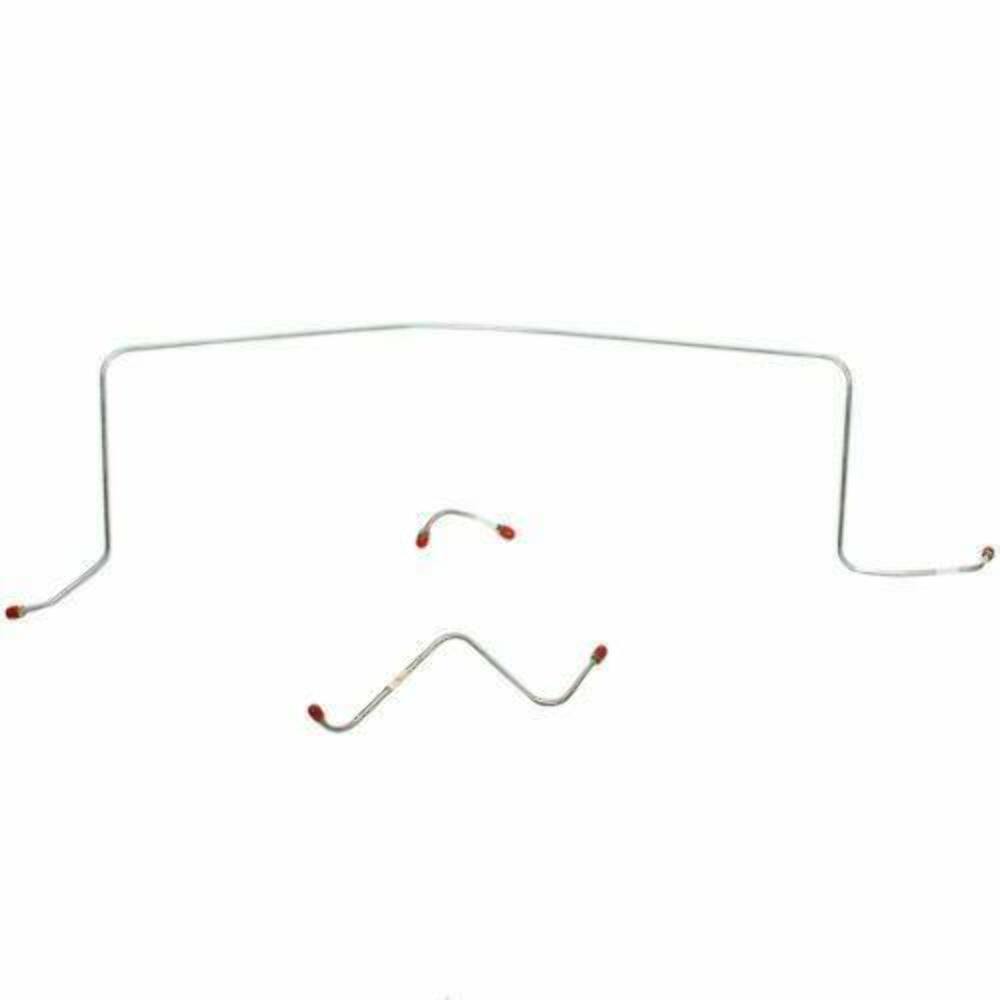 1961 Pontiac Catalina Front Brake Line Kit Standard Brakes Stainless - PKT6101SS