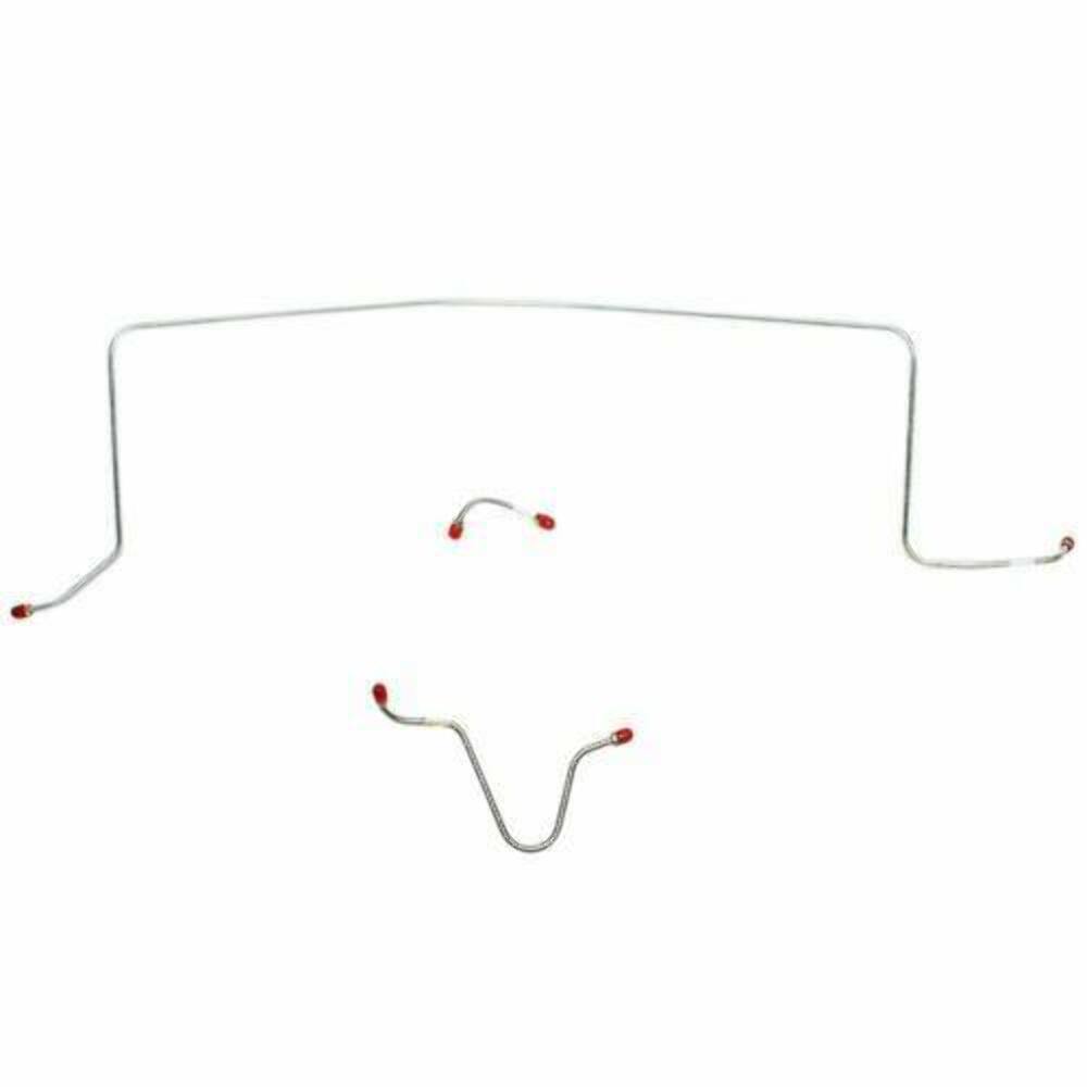 1961 Pontiac Catalina Front Brake Line Kit Power Brakes Steel - PKT6102OM