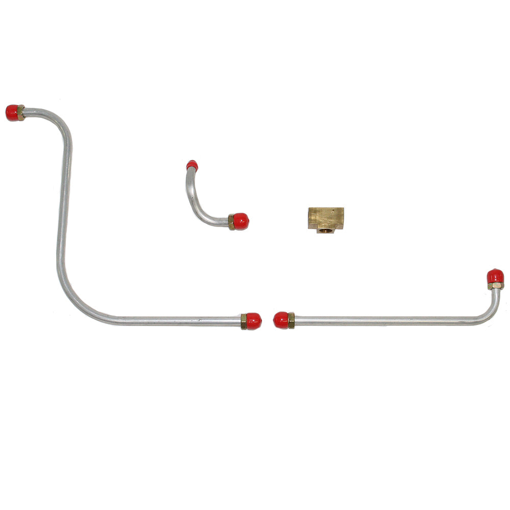 Pontiac Pump to Carburetor Fuel Line; Fine Lines-PPC6301SS