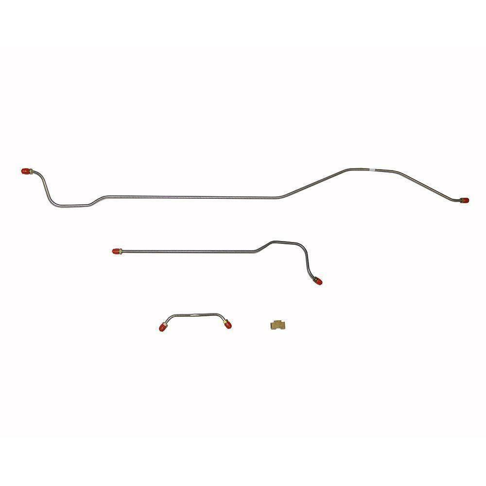 1962-63 Pontiac Catalina Rear Axle Lines Stainless - PRA6201SS - Rear Lines Car Part People