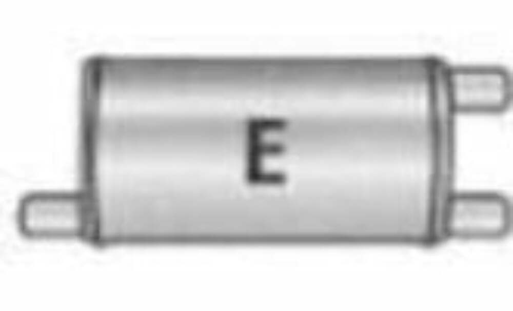 Jones Exhaust Q523A Quiet Tone Muffler 2.25 Inlet, 2.25 Outlet
