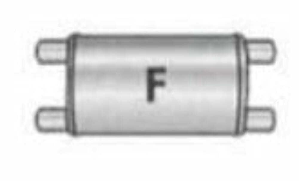 Jones Exhaust Q533F Quiet Tone Muffler 2.25 Inlet, 2.25 Outlet