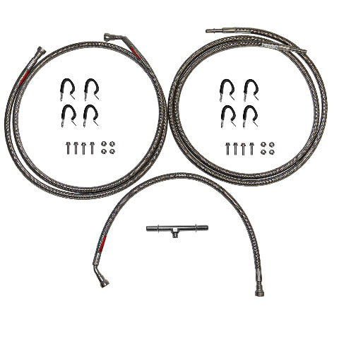 2008-2014 Chevrolet Tahoe Quick Fix Fuel Line Kit 4WD, 5.3L Stainless QFF0026SS