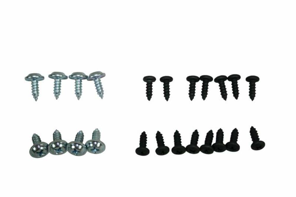 Fits 1963 Full Size Ford Screws to Secure the SS Upper Quarter Body Window Trim and the Seal for the Front Door Upper Window Glass QWT600
