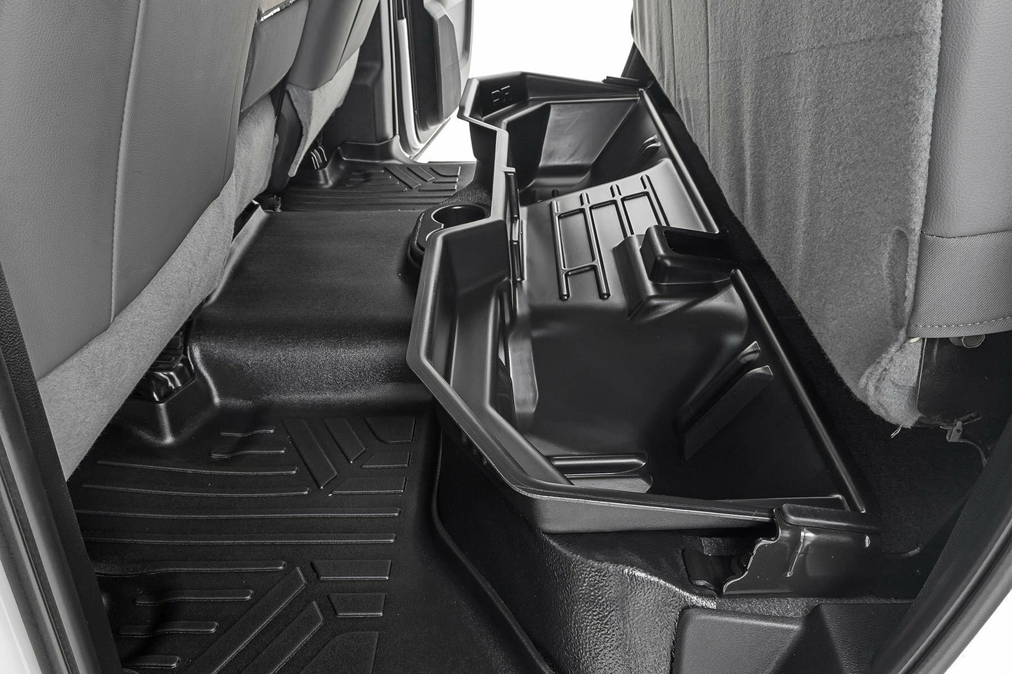 Fits Ram 1500 (11-18)/2500 (11-24) Under Seat Storage; Quad/Crew Cab; RC09401
