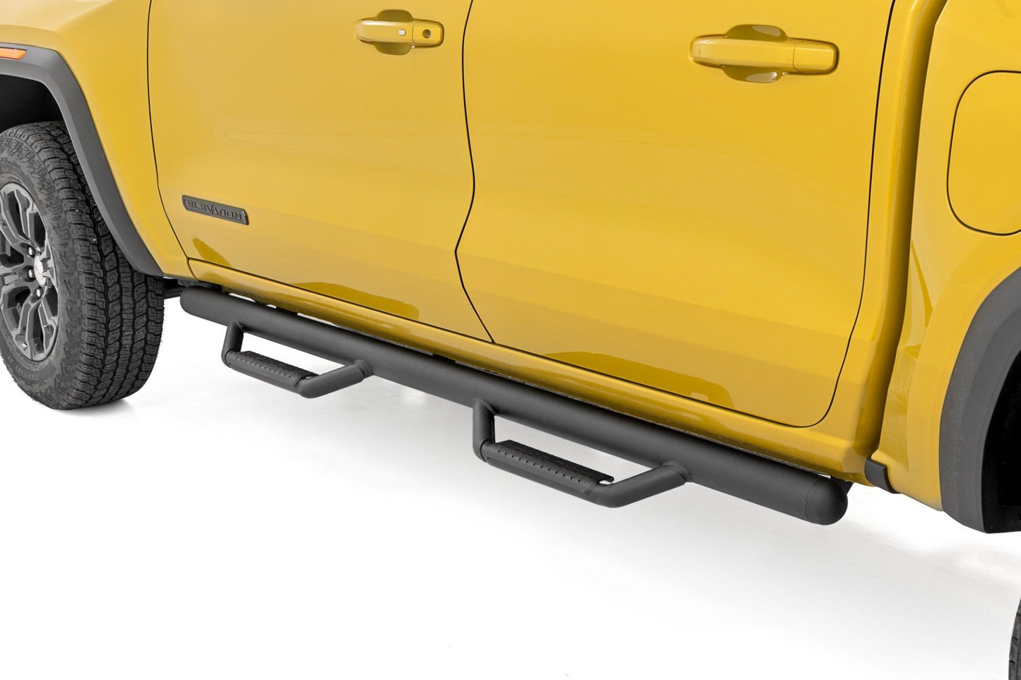 Rough Country Nerf Steps - Cab Length - Chevy/GMC Canyon/Colorado 2WD/4WD (2015-2025) - RCG1583CCB