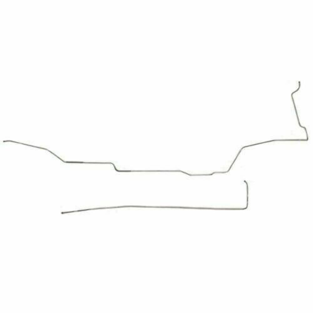 1974 Dodge Charger Fuel Line 1/4 Return Fuel Line 2 Piece Stainless - RGL7403SS - Pre-Bent Fuel Lines Car Part People