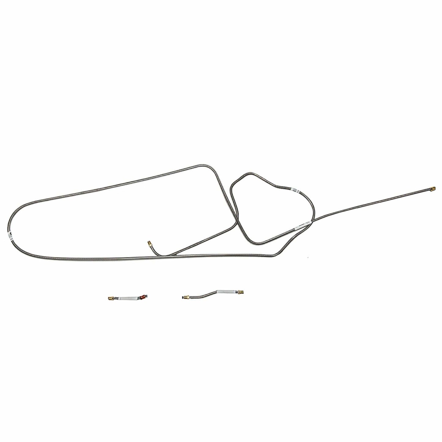 Fits 66 Mopar B-Body, Factory Disc; 3pc Line, Intermediate Brake Line-RIN6602OM