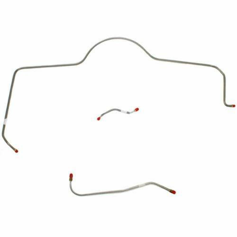 1965 Dodge Coronet Front Brake Line Kit Standard Brakes 3 Set - RKT6501SS - Front Lines Car Part People
