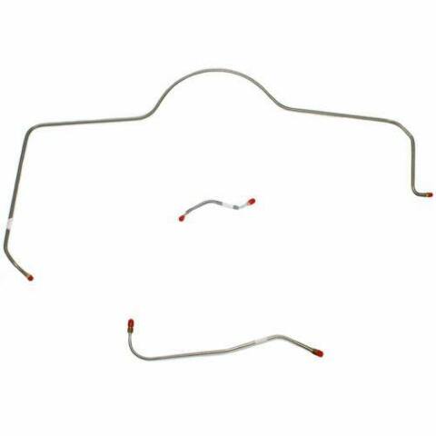 1965 Dodge Coronet Front Brake Line Kit Standard Brakes 3 Set - RKT6501SS