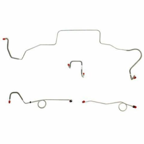 1967 Dodge Coronet Front Brake Line Kit Standard Brakes Stainless - RKT6701SS