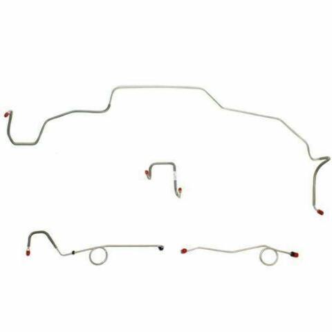 1967 Dodge Coronet Front Brake Line Kit Standard Brakes Stainless - RKT6703SS
