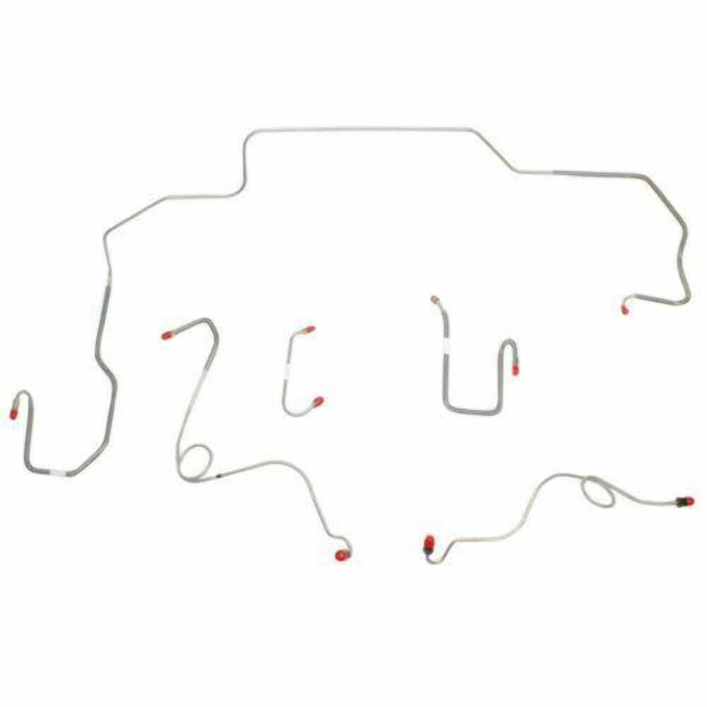 1968-70 Dodge Coronet Front Brake Line Kit Power Disc Brakes Steel - RKT6803OM - Front Lines Car Part People