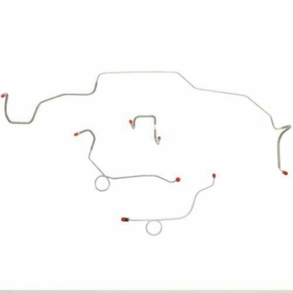 1968-70 Dodge Coronet Front Brake Line Kit Power Disc Brakes Steel - RKT6806OM - Front Lines Car Part People