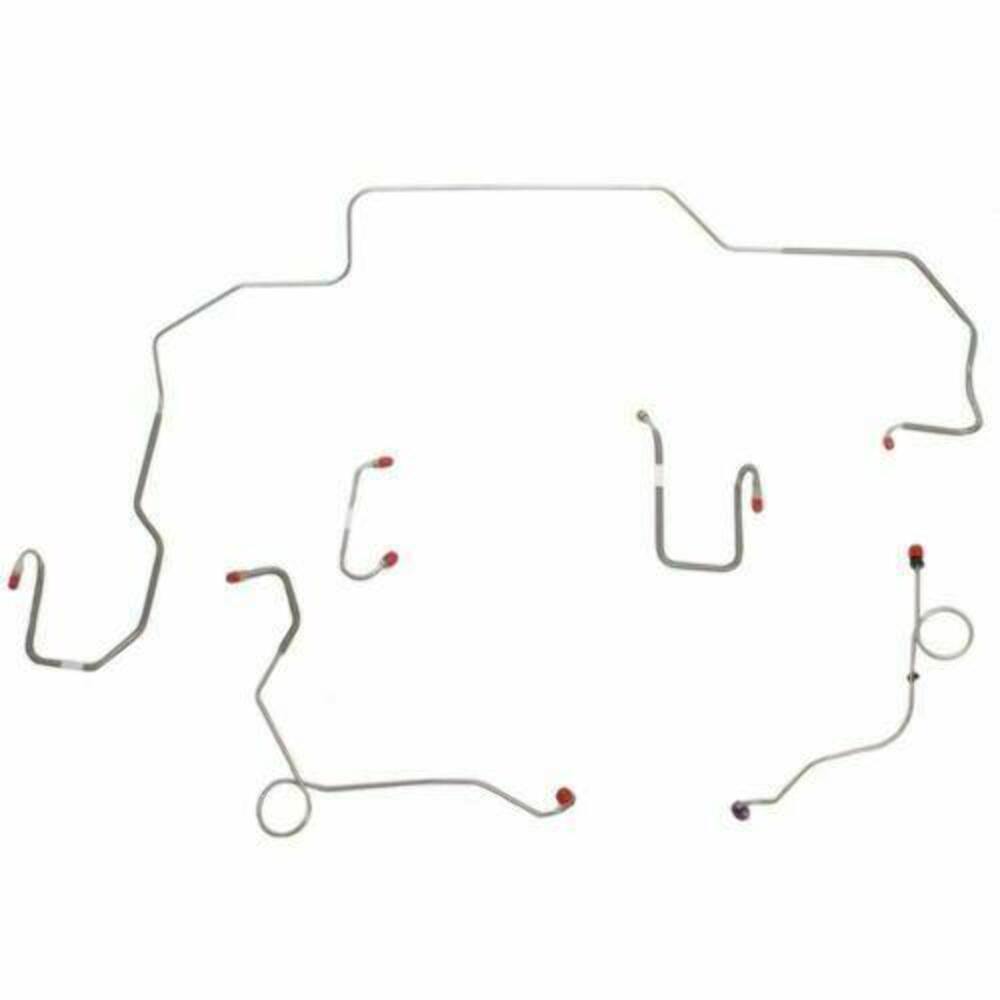 Fine Lines RKT6809OM Front Brake Line Kit Power Disc Brakes Steel for 1968-70 Dodge Coronet - Front Lines Car Part People