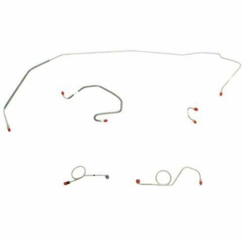 1971 Dodge Coronet Front Brake Line Kit Standard Disc Brakes Steel - RKT7105OM