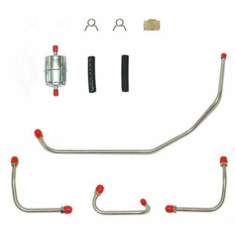 1970-74 Dodge Challenger Pump to Carb Fuel Line Holley Dual Feed Set RPC6611OM