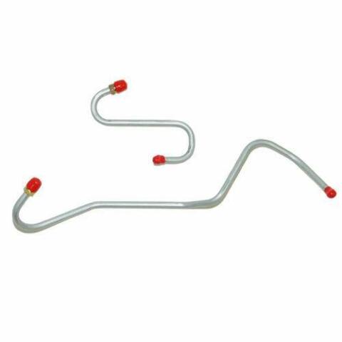 1967-70 Dodge Charger Pump to Carb Fuel Line 2BBL 2 Piece w/ Filter - RPC6701SS