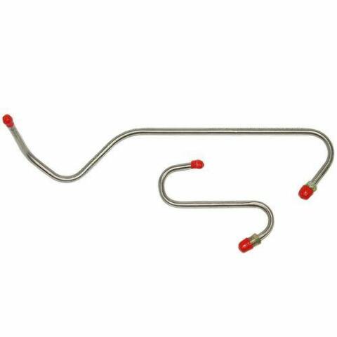 1967 Dodge Charger Pump to Carburetor Fuel Line 273 2BBL Stainless - RPC6703SS