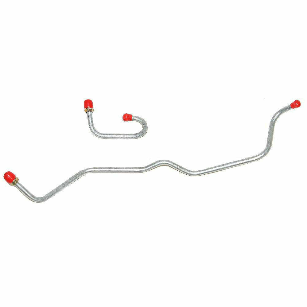 73 Mopar B-Body 318 2BBL 2pc Line Set; Steel; Fine Lines RPC7302OM