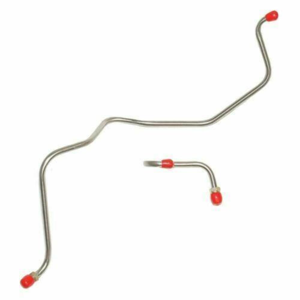 1974 Dodge Charger Pump-Carb Fuel Line 318 2BBL Pump-Carb 2 Piece Line RPC7401SS - Pre-Bent Fuel Lines Car Part People