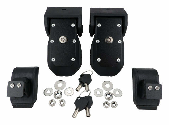 Locking Hood Catch Set for 2018+ Jeep JL Wrangler & JT Gladiator-RT26092-CRN