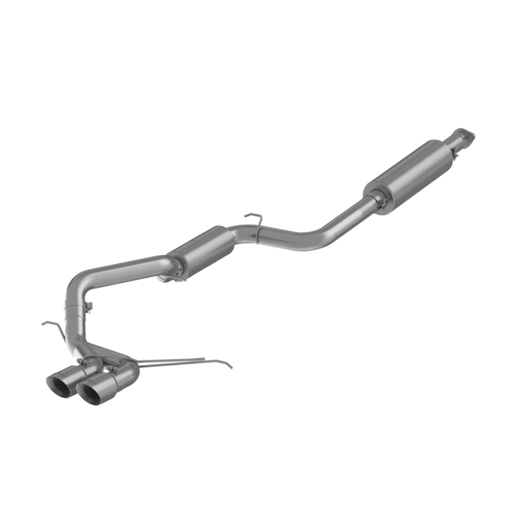 Fits 2013-2018 Ford Focus 3in. Cat Back; Dual Center Outlet; T304 - S4200304 - Cat Back Exhaust Car Part People