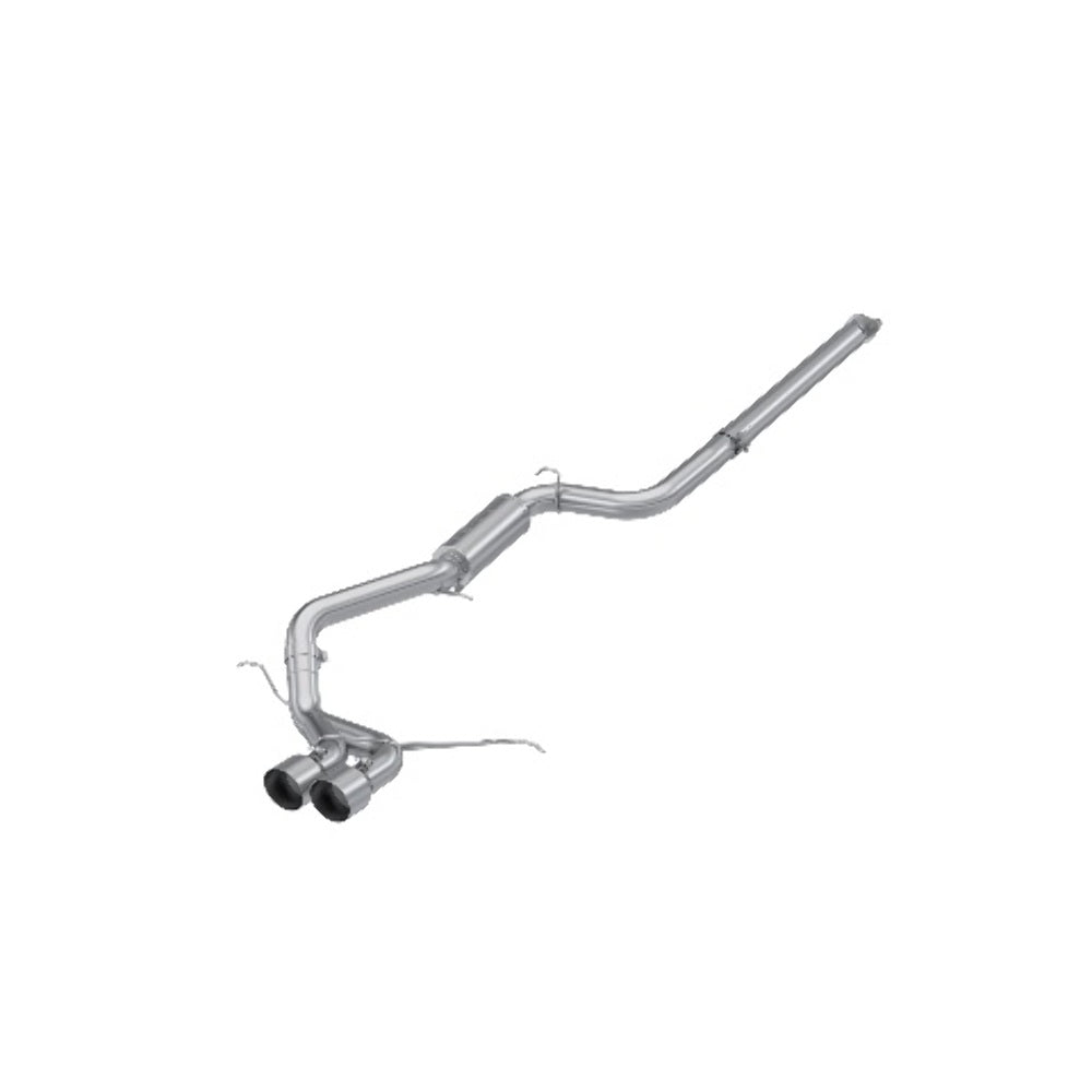 Fits 2013-2018 Ford Focus 3in. Cat Back; Dual Center Outlet; Race; AL - S4201AL - Cat Back Exhaust Car Part People