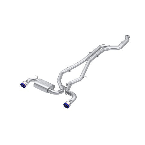 Fits 20-24 Toyota GR Supra S/S 3" Cat Back Dual Rear Outlet w/Dual Tips-S43003BE